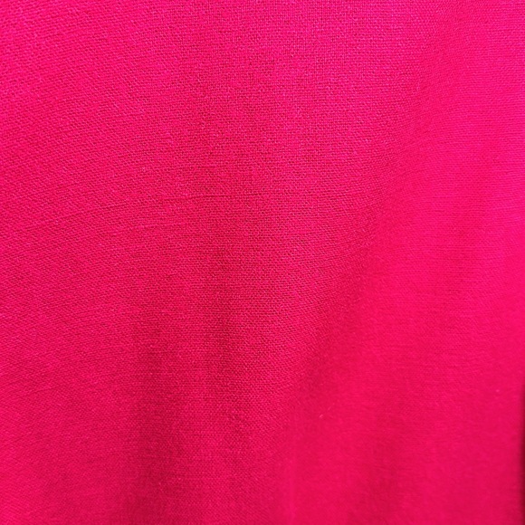 Hot pink 100% raw silk dress - Picture 6 of 6